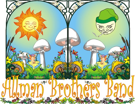 Allman Brothers graphic art